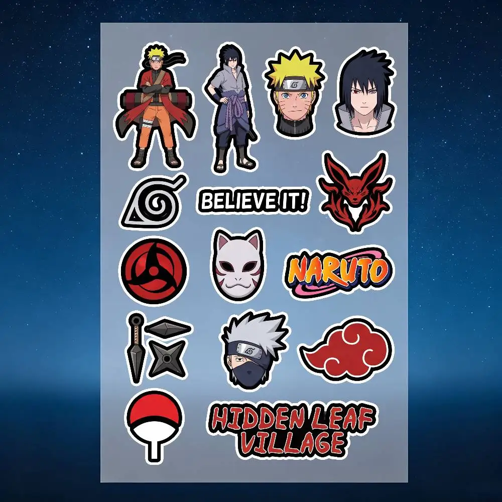 Laptop Accessories Ideas - Autocollants Naruto Anime Uchiha Itachi, autocollant