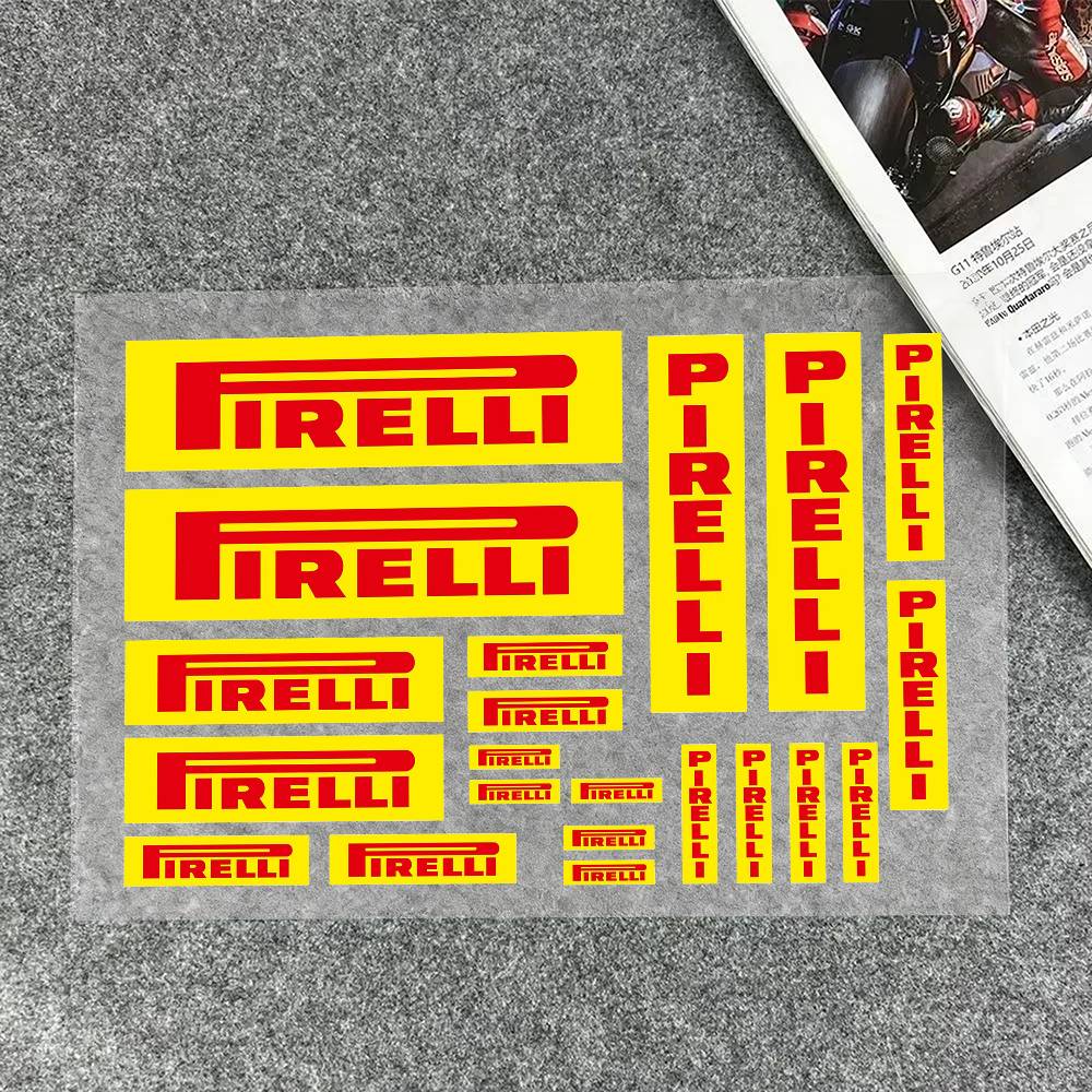 Laptop Accessories Ideas - Autocollants pour moto PIRELLI, autocollants en