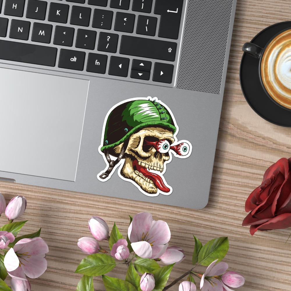 Autocollant Vinyle Crâne et Ye - Laptop Accessories You Must Have avis et prix