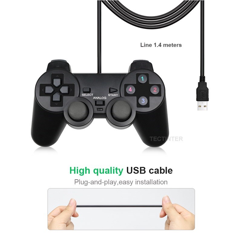 Manette de jeu filaire USB pou - Laptop Accessories Ideas avis et prix