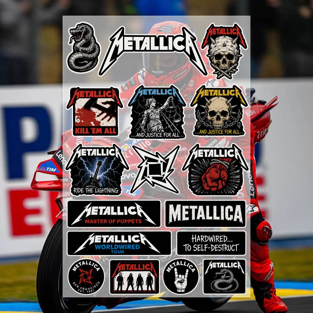 Autocollants M-Metallica pour  - Laptop Accessories Ideas avis et prix