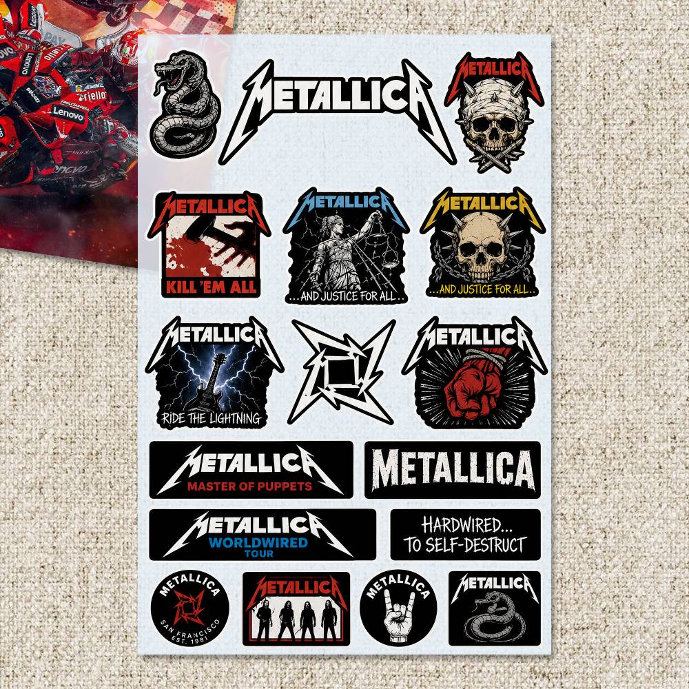 Autocollants M-Metallica pour  - Laptop Accessories Ideas avis et prix