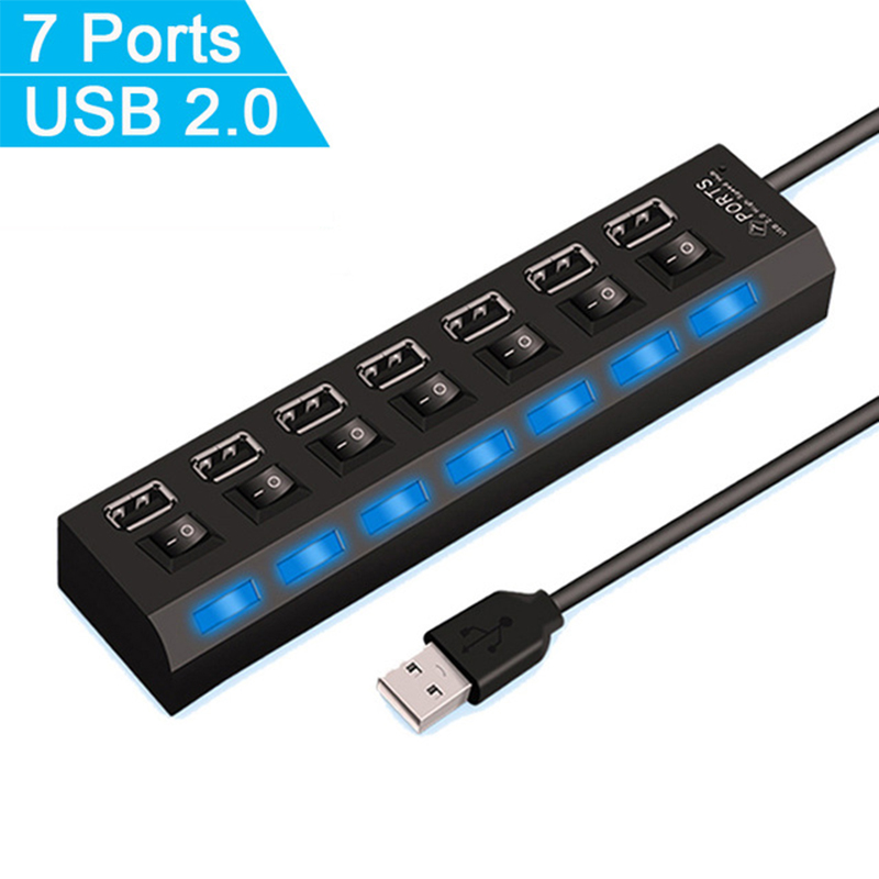 Répartiteur Hub USB 2.0 à 7 po - Laptop Accessories Computer avis et prix