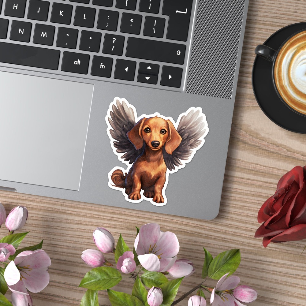 Autocollant en vinyle Teckel A - Laptop Accessories You Must Have avis et prix